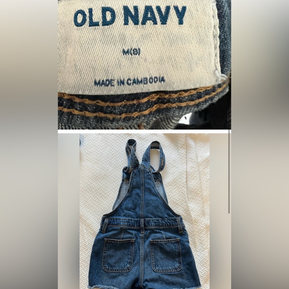 2 old Navy girls overall shorts - Picture 4 of 5